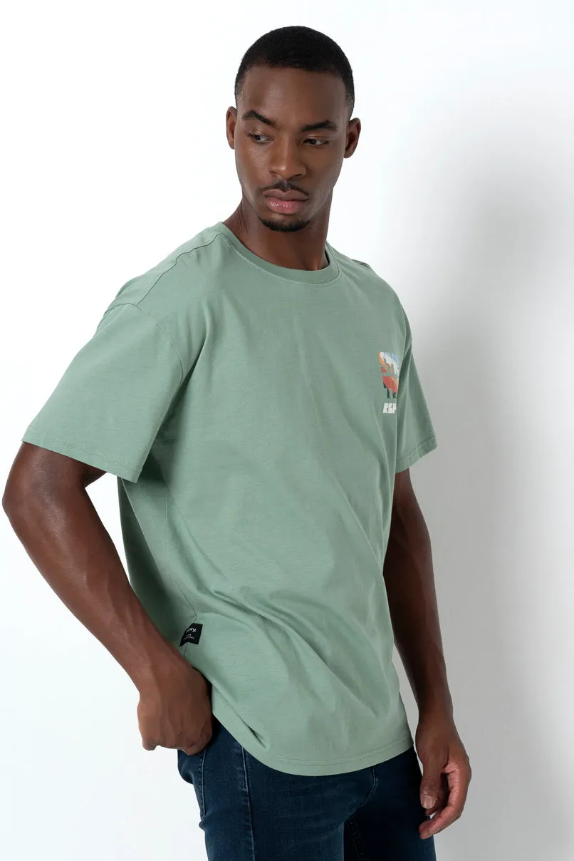 Oversized T-Shirt _ 157587 _ Green sold by Refinery product image thumbnail 3