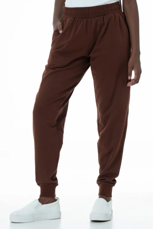 Slim Fit Track Pants _ 145620 _ Brown sold by Refinery
