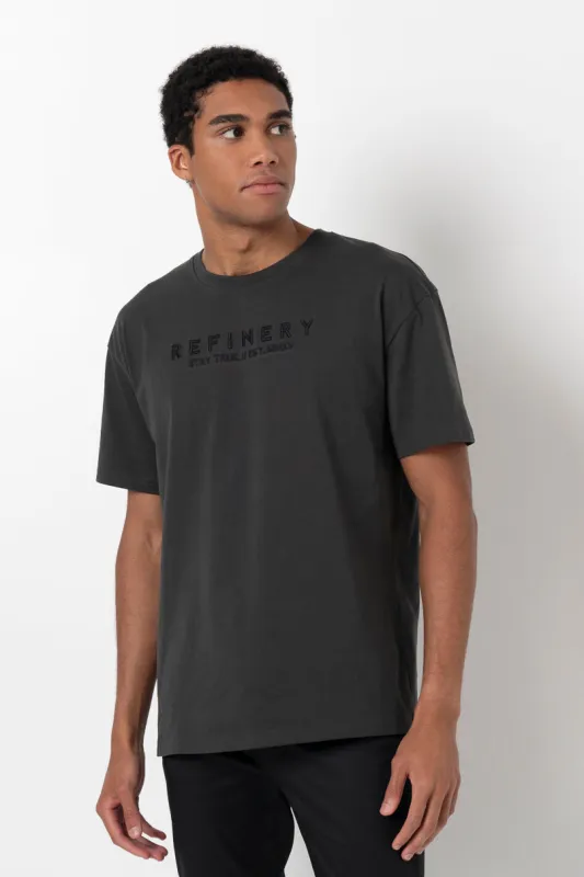 Oversized T-Shirt _ 158812 _ Black sold by Refinery