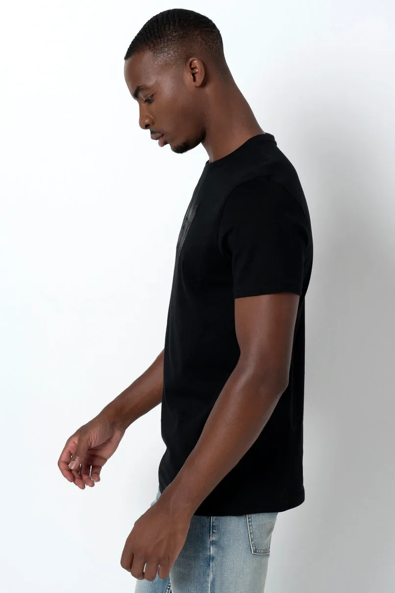 Tonal T-Shirt _ 164001 _ Black sold by Refinery product image thumbnail 3