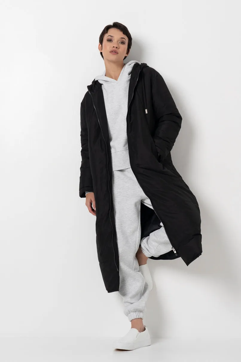 Long Puffer Jacket _ 157797 _ Black sold by Refinery