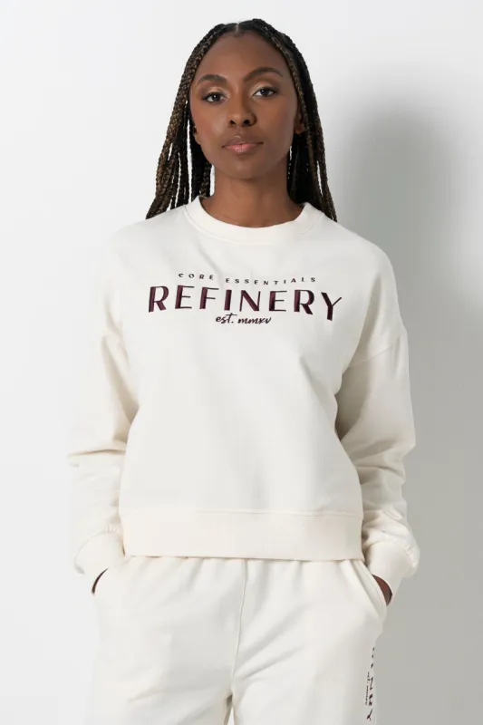 Crewneck Sweater _ 161429 _ Milk sold by Refinery