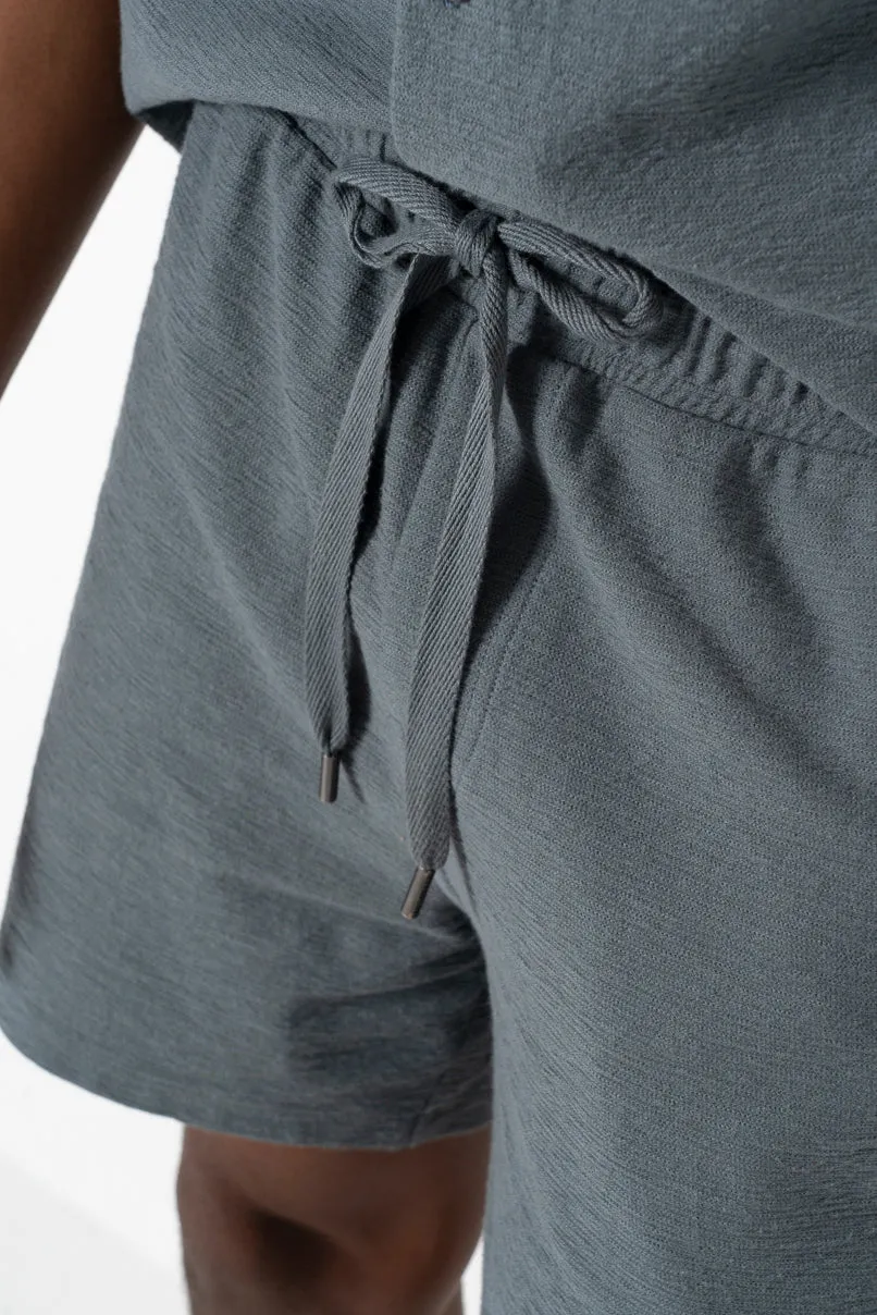 Textured Shorts _ 155595 _ Petrol sold by Refinery product image thumbnail 5