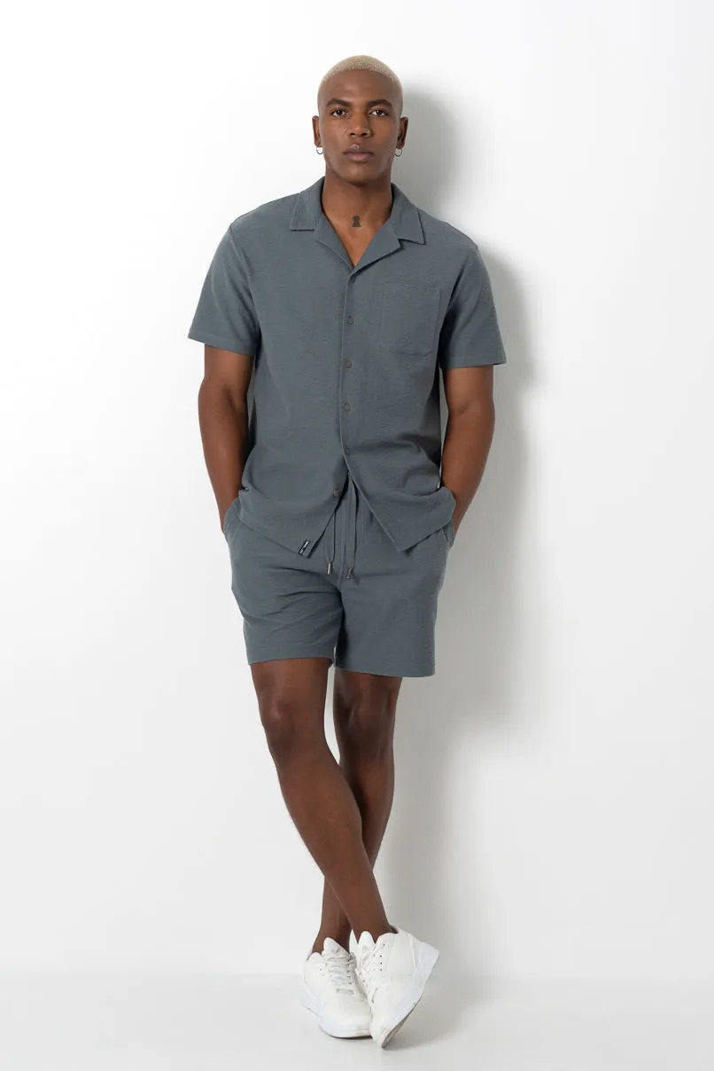 Textured Shorts _ 155595 _ Petrol sold by Refinery