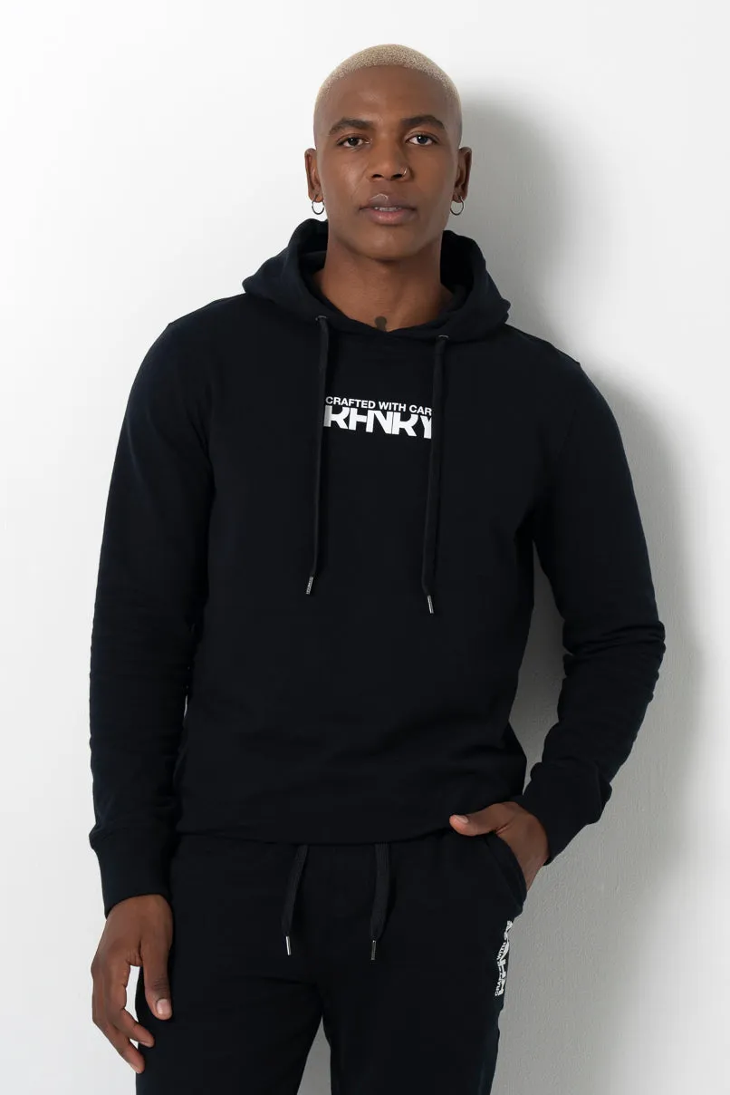 Statement Hoodie _ 161534 _ Black sold by Refinery