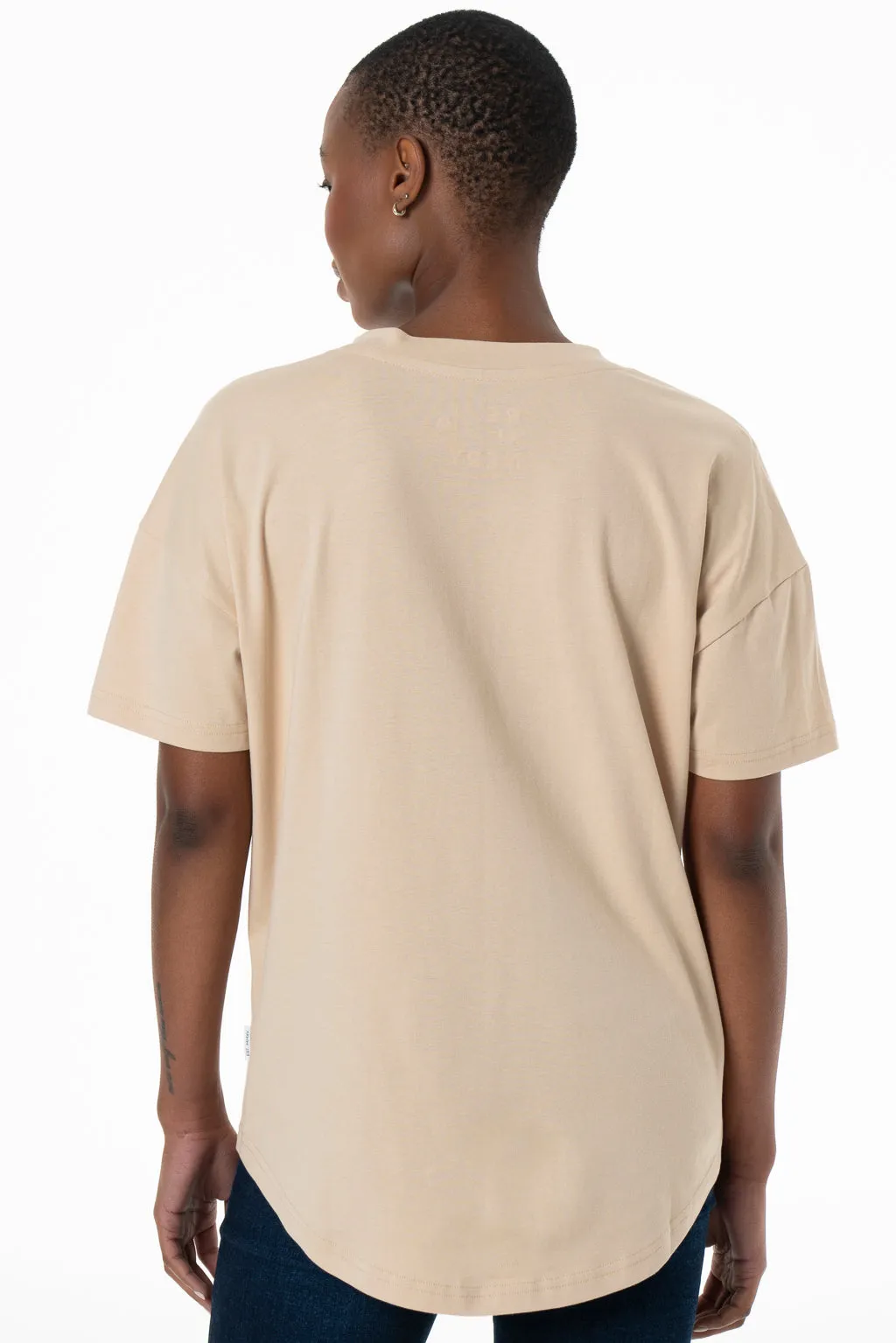 Relaxed T-Shirt _ 143242 _ Beige sold by Refinery product image thumbnail 3