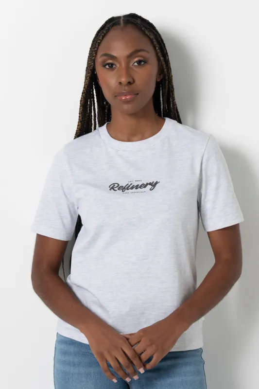 Slim Fit T-Shirt Grey sold by Refinery