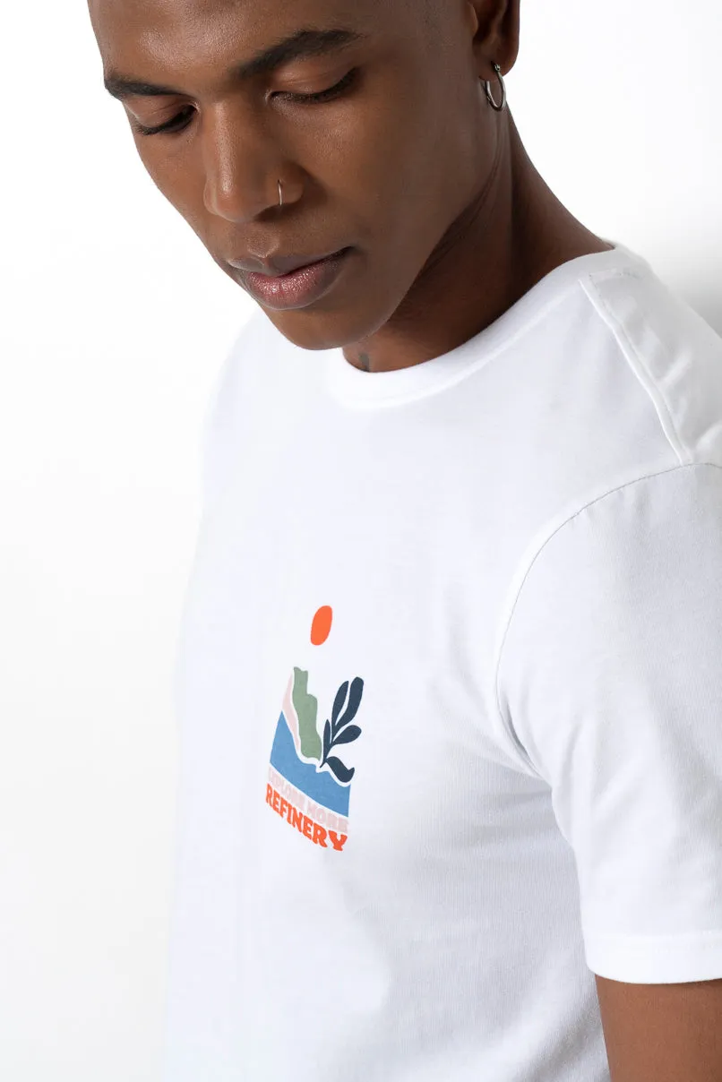 Graphic T-Shirt _ 157649 _ Optic White sold by Refinery product image thumbnail 3