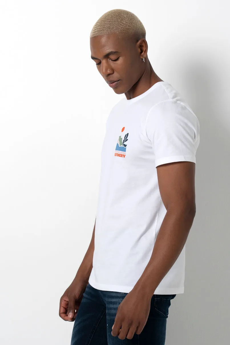 Graphic T-Shirt _ 157649 _ Optic White sold by Refinery product image thumbnail 5