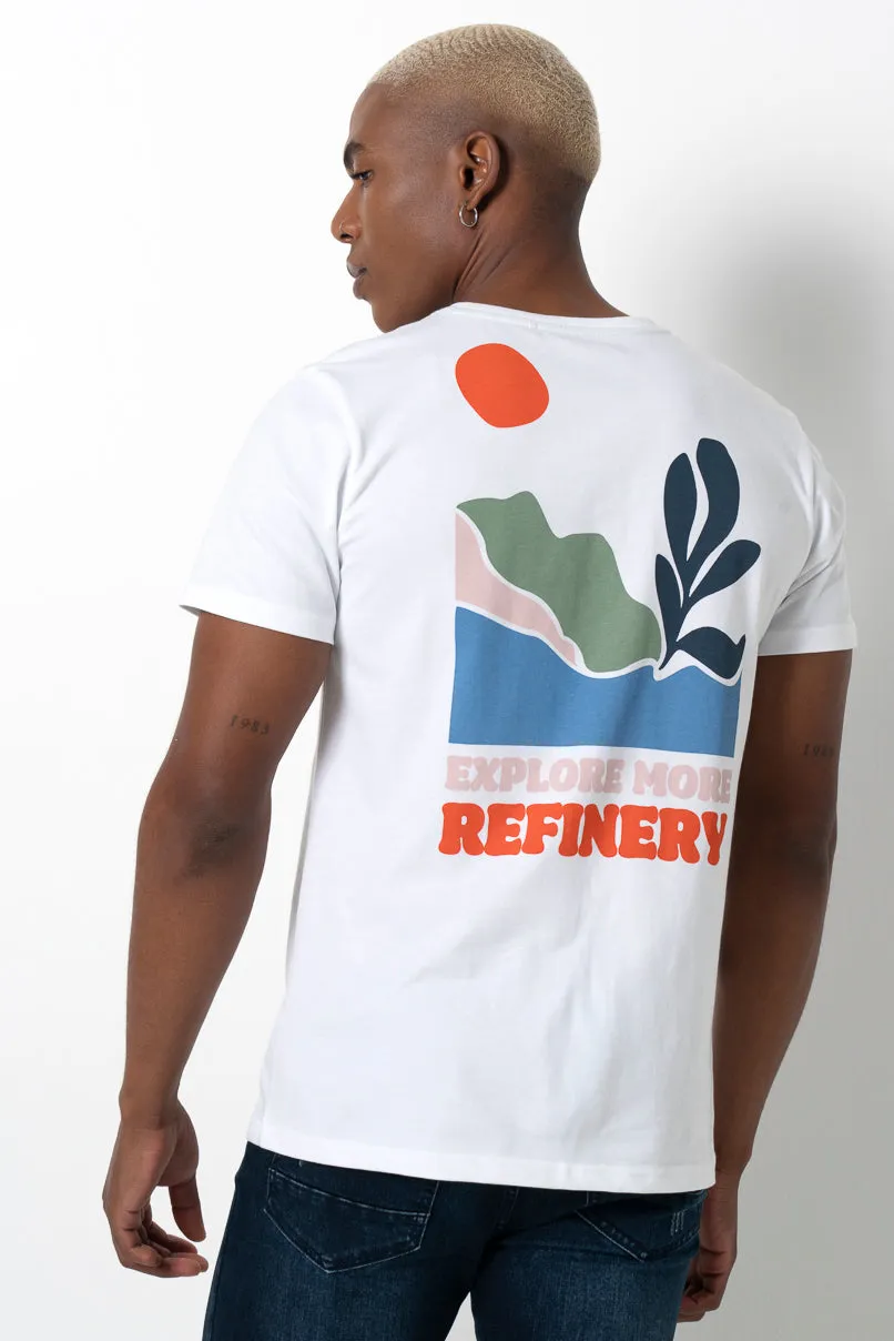 Graphic T-Shirt _ 157649 _ Optic White sold by Refinery