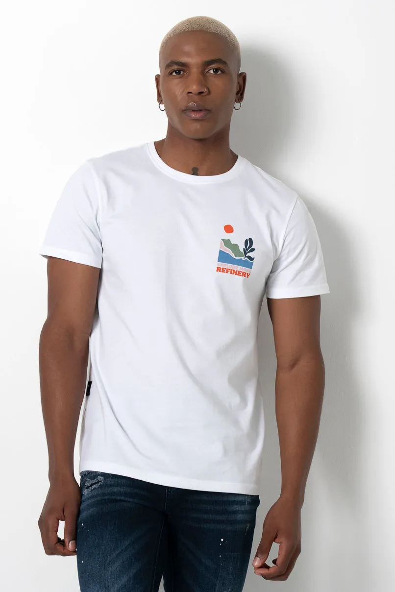 Graphic T-Shirt _ 157649 _ Optic White sold by Refinery product image thumbnail 2