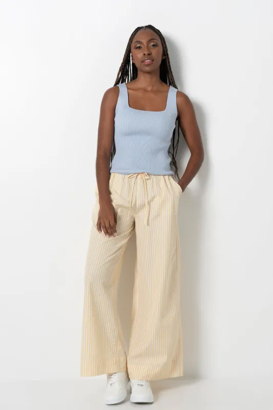 Relaxed Seersucker Pants sold by Refinery