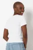 Fitted Ribbed T-Shirt White sold by Refinery