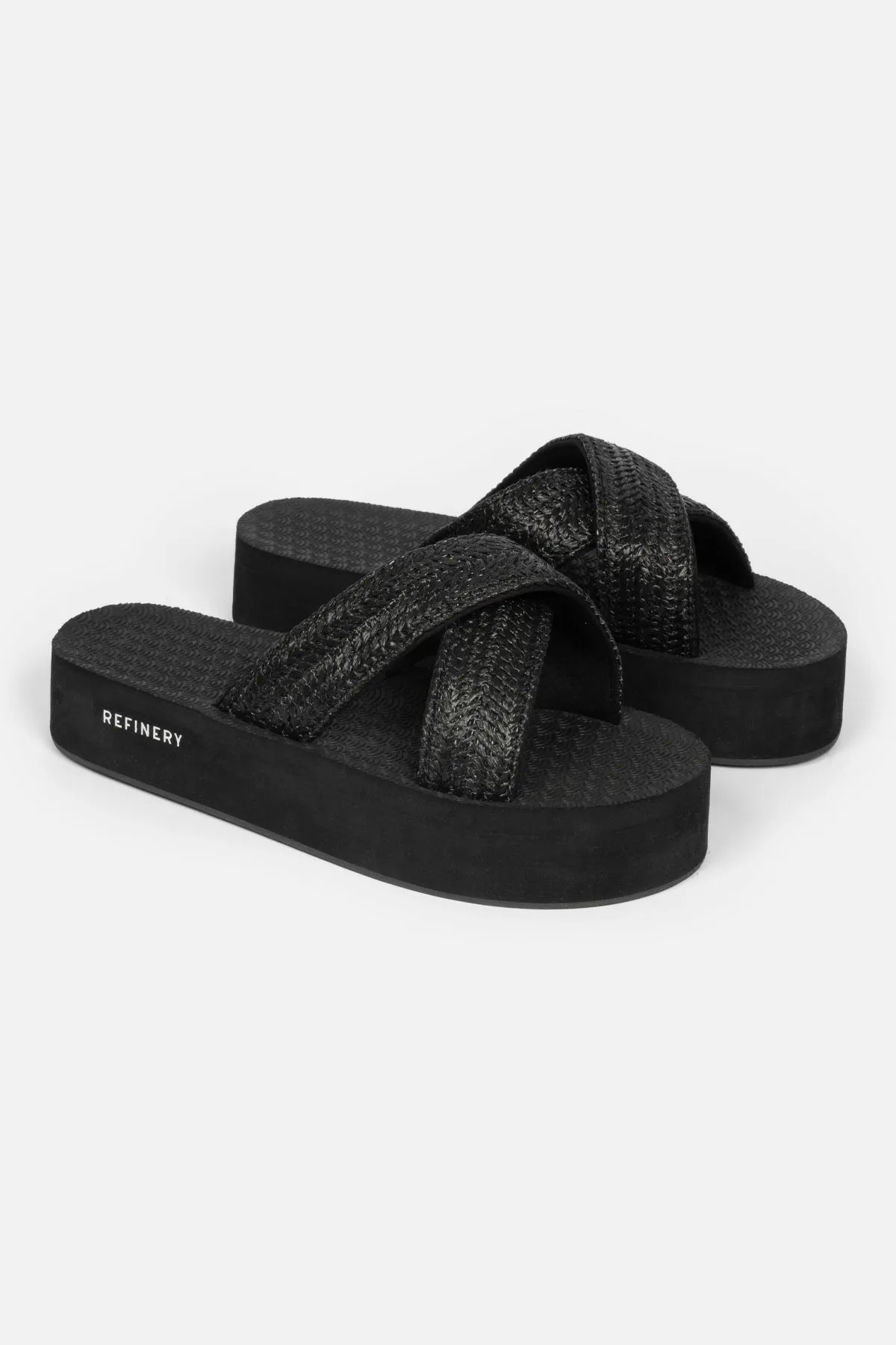 Raffia Sandal sold by Refinery