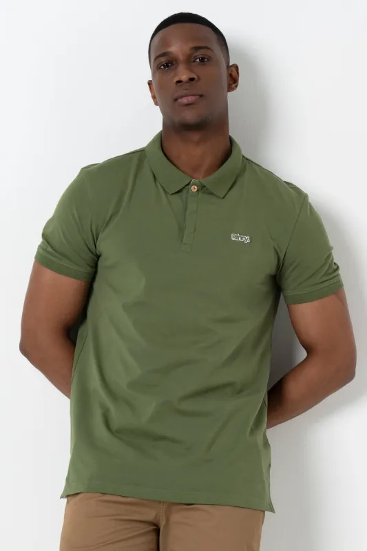 Knit Golfer _ 166986 _ Olive sold by Refinery