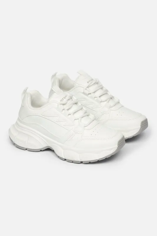 Chunky Sneaker _ 160984 _ White sold by Refinery