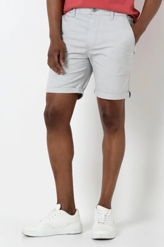 Chino Shorts _ 164335 _ Grey sold by Refinery
