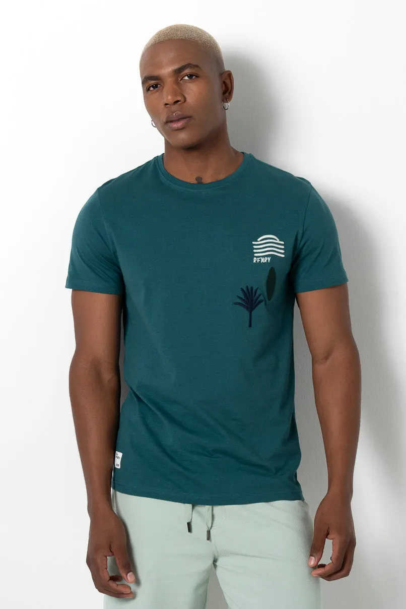 Statement T-Shirt Emerald sold by Refinery