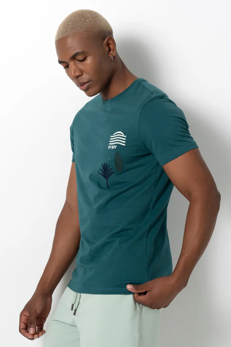 Statement T-Shirt Emerald sold by Refinery product image thumbnail 2