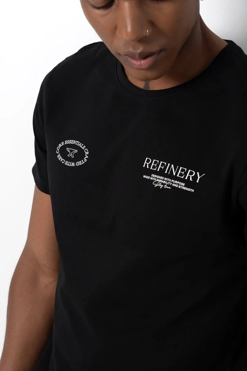 Branded T-Shirt - Black sold by Refinery product image thumbnail 4