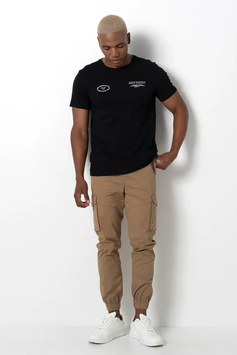 Branded T-Shirt - Black sold by Refinery