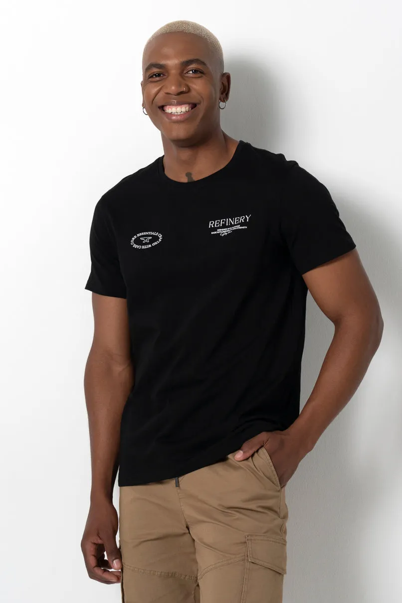 Branded T-Shirt - Black sold by Refinery product image thumbnail 2