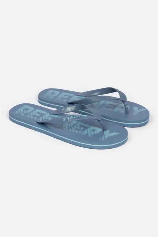 Branded Flip Flop _ 160970 _ Blue sold by Refinery