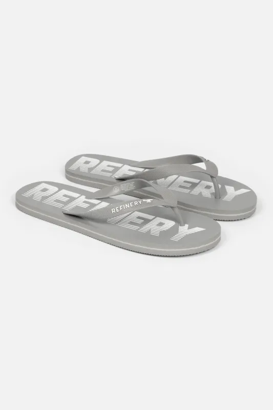 Branded Flip Flop _ 160969 _ Grey sold by Refinery