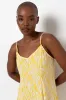 Panel Flare Dress - Yellow sold by Refinery