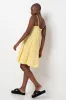 Panel Flare Dress - Yellow sold by Refinery