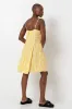 Panel Flare Dress - Yellow sold by Refinery