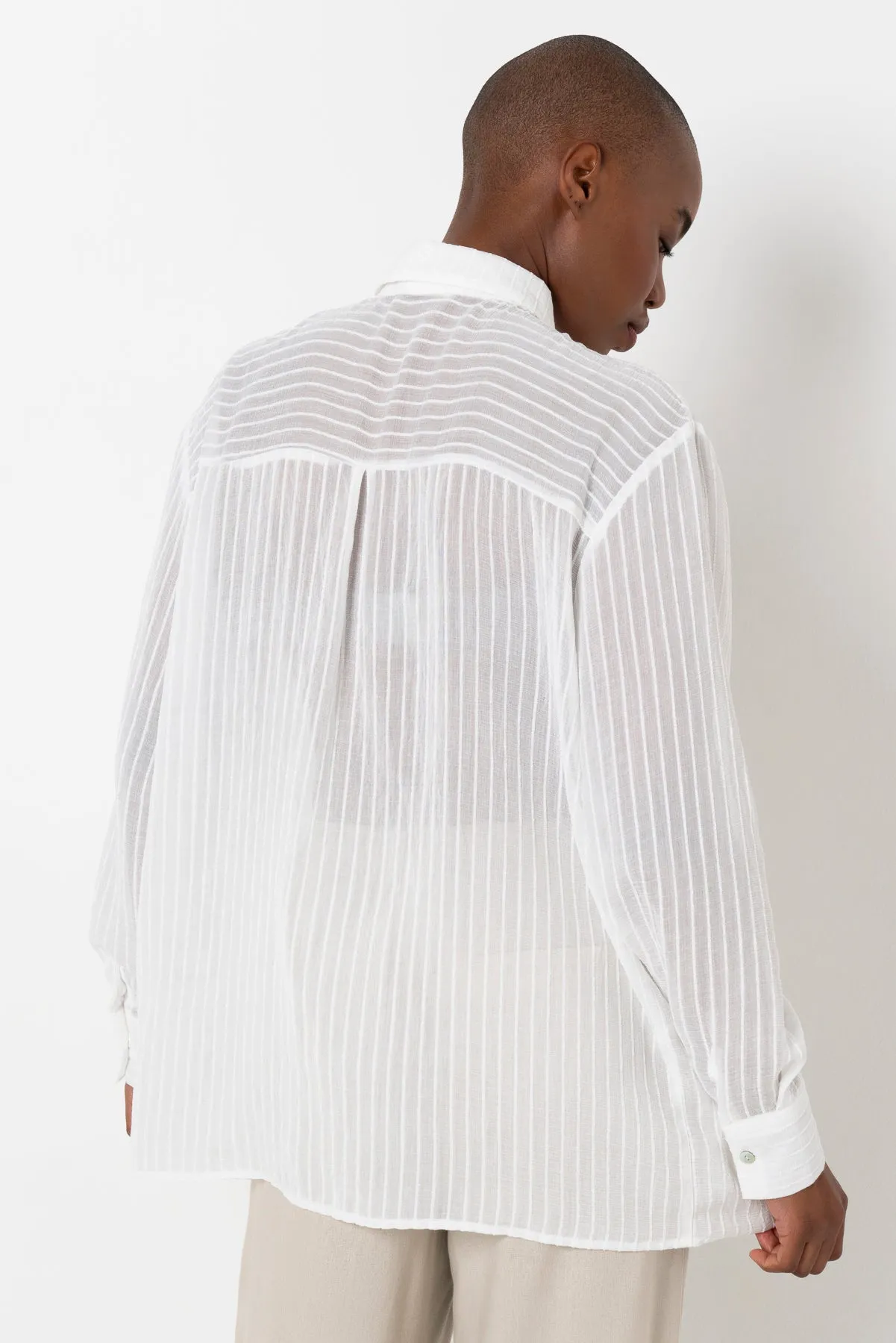 Sheer Relaxed Shirt sold by Refinery product image thumbnail 2