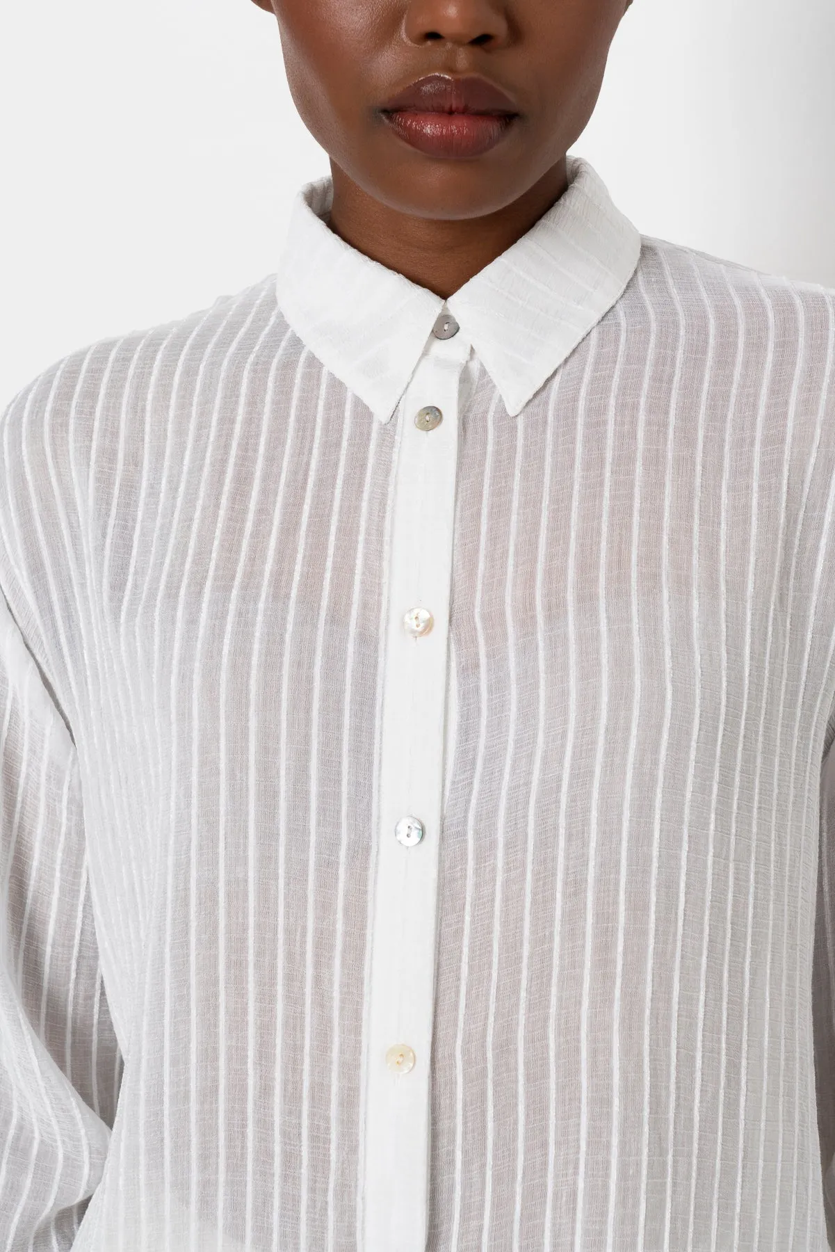 Sheer Relaxed Shirt sold by Refinery product image thumbnail 3