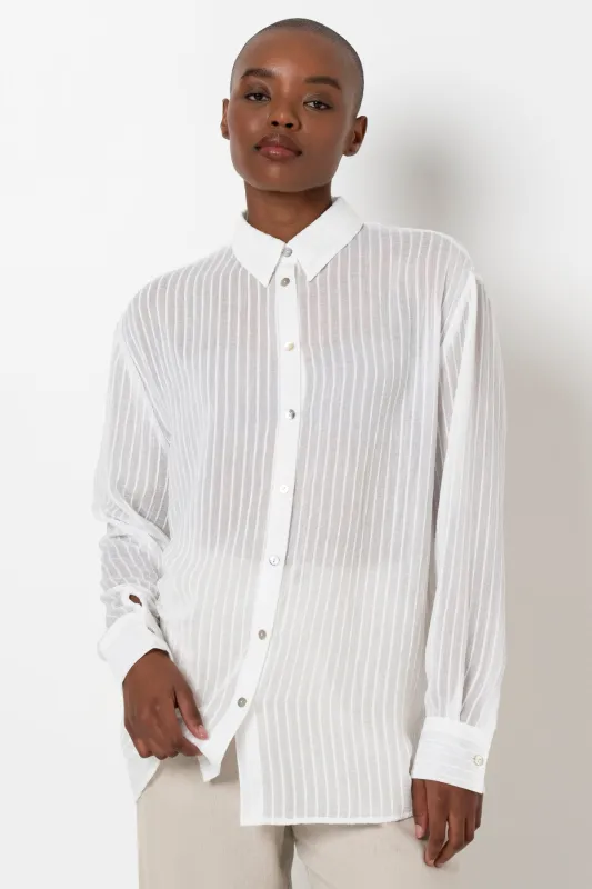 Sheer Relaxed Shirt sold by Refinery