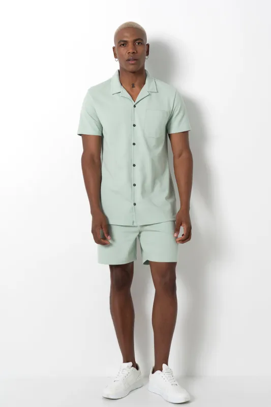 Elastic Waistband Pull-On Shorts sold by Refinery
