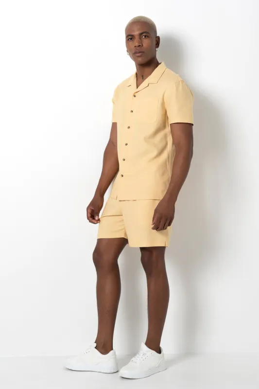 Pull On Shorts _ 161143 _ Ochre sold by Refinery