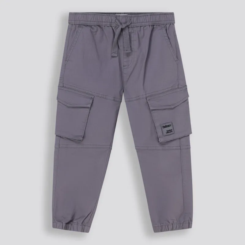 Boys Cargo Pants _ 165476 _ Charcoal sold by Refinery