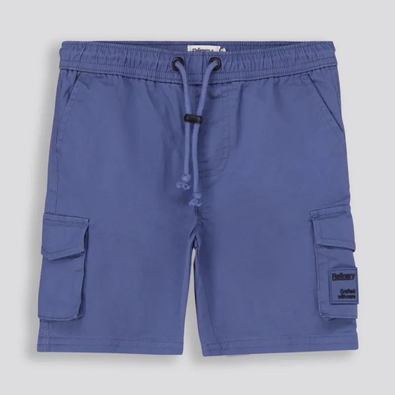 Boys Cargo Shorts _ 165525 _ Blue sold by Refinery