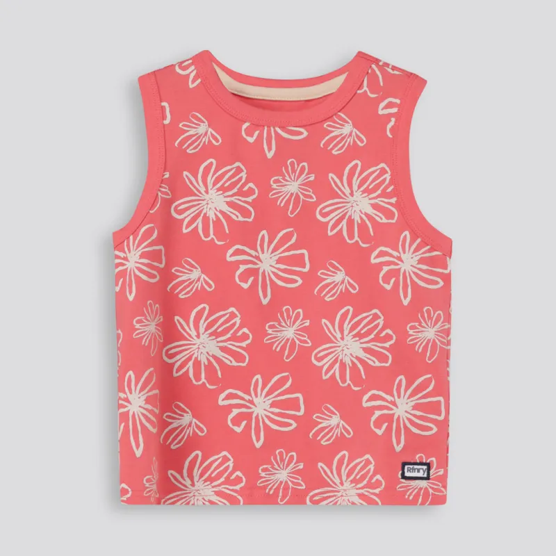 Girls Floral Tank Top sold by Refinery