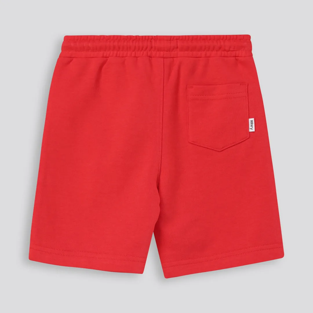 Boys Trackie Shorts Red sold by Refinery product image thumbnail 2
