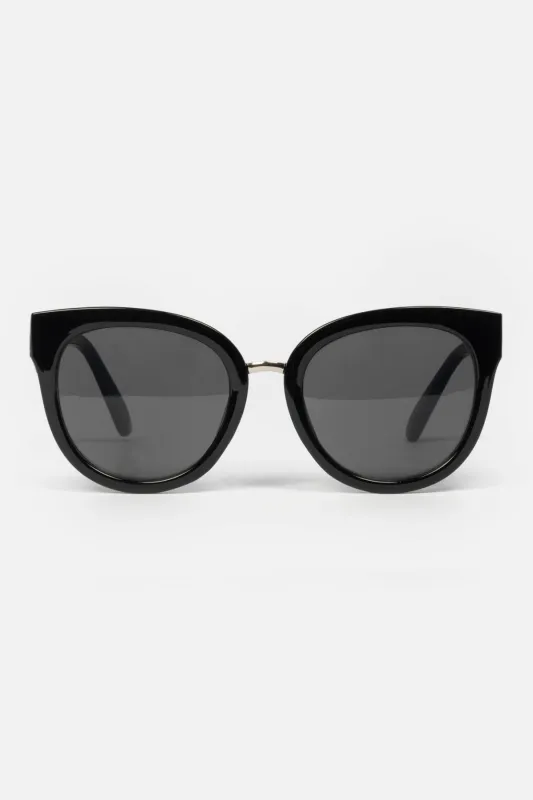 Cateye Sunglasses - Black sold by Refinery