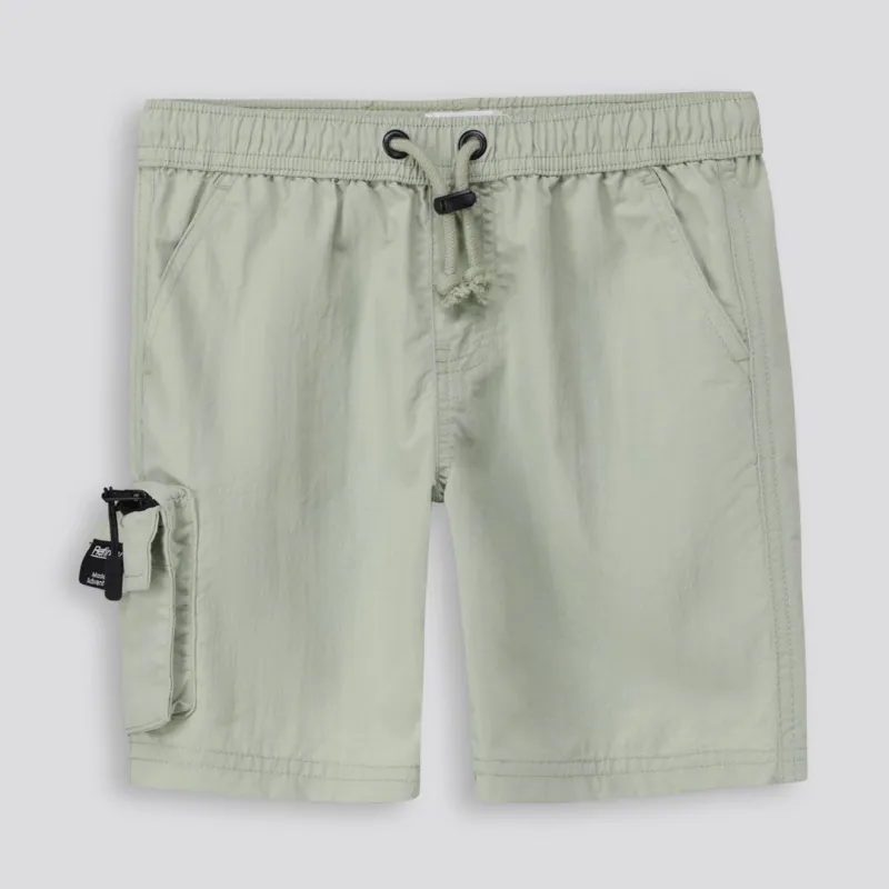 Boys Cargo Shorts Green sold by Refinery