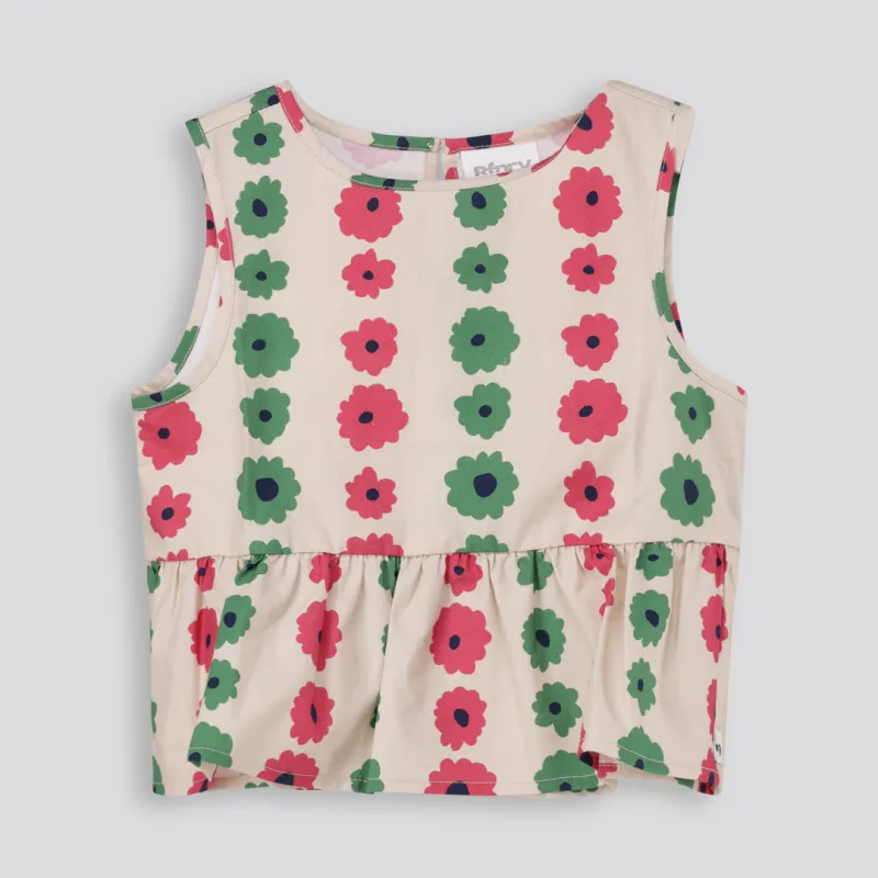 Girls Peplum Top sold by Refinery
