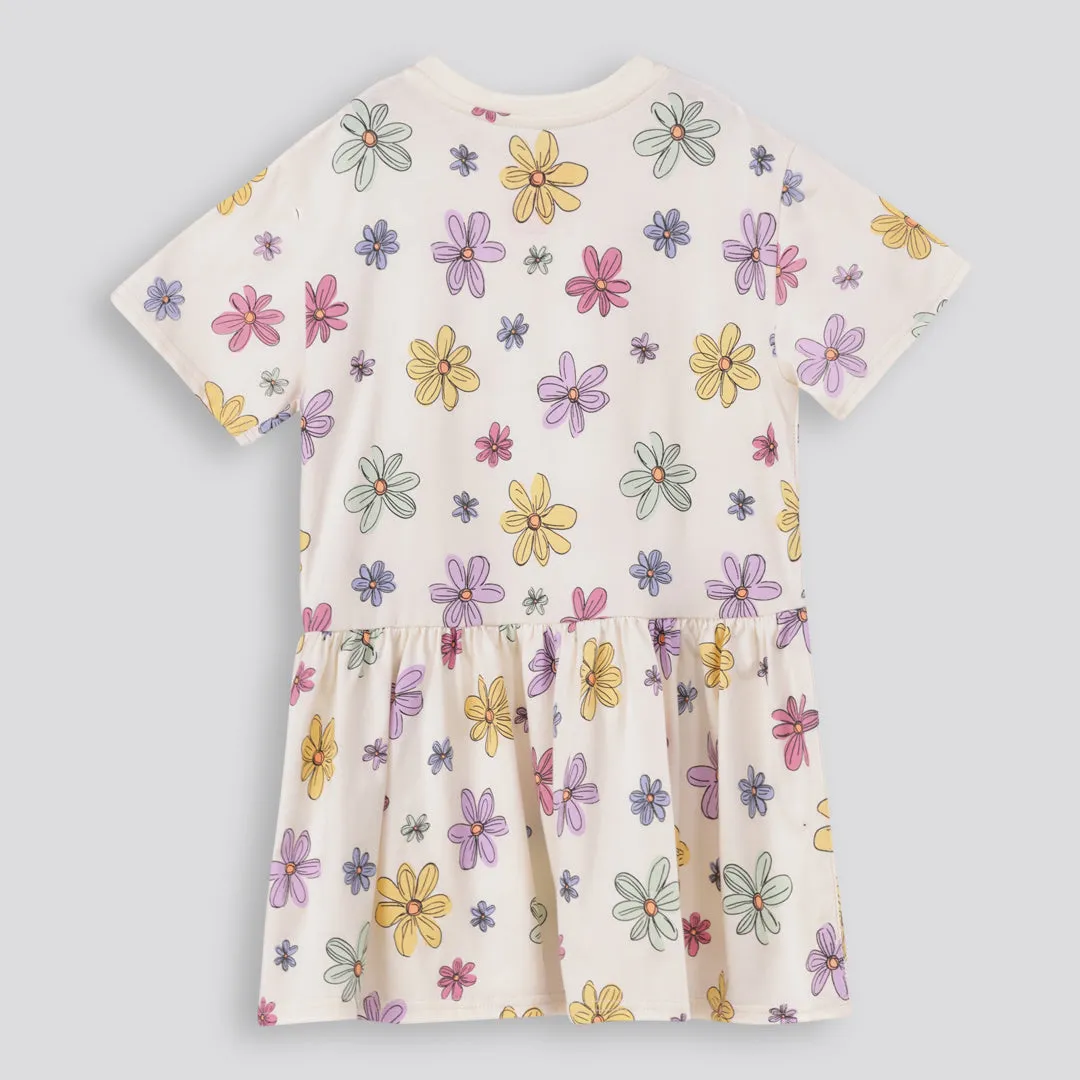 Girls Floral Drop Waist Dress sold by Refinery product image thumbnail 2