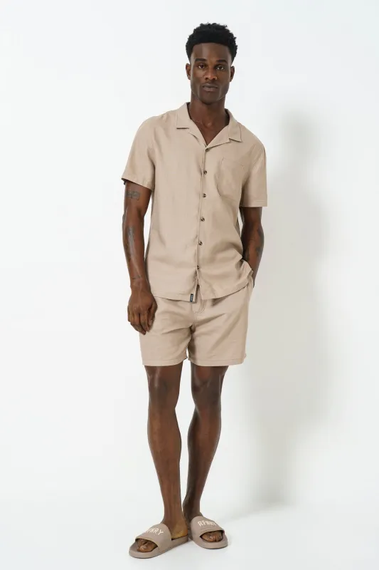 Pull On Shorts - Biscuit sold by Refinery