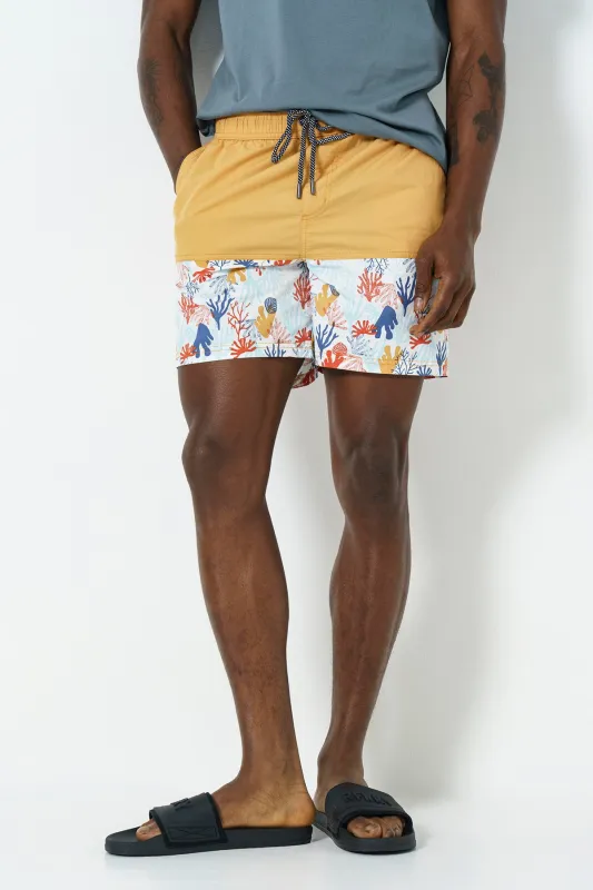 Ocean Graphic Pool Short sold by Refinery