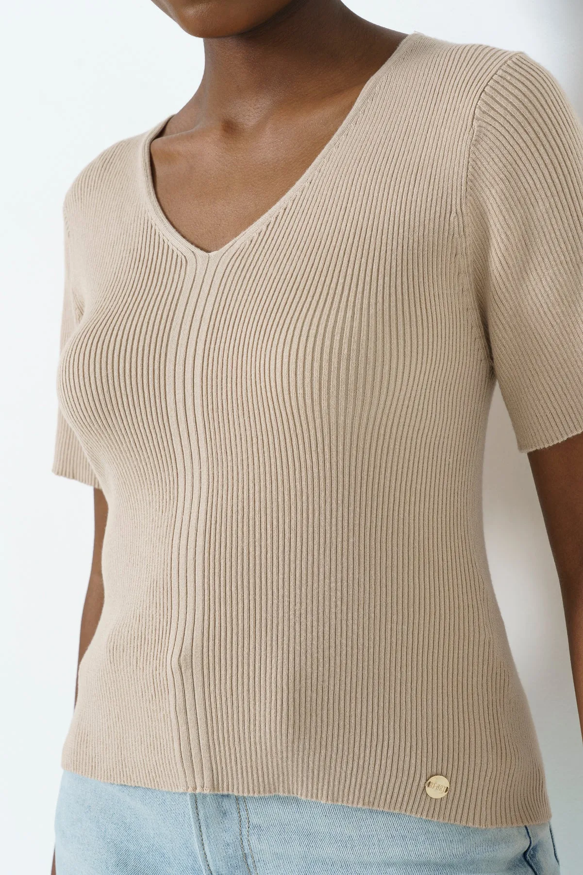 Rib Knit Top sold by Refinery product image thumbnail 4