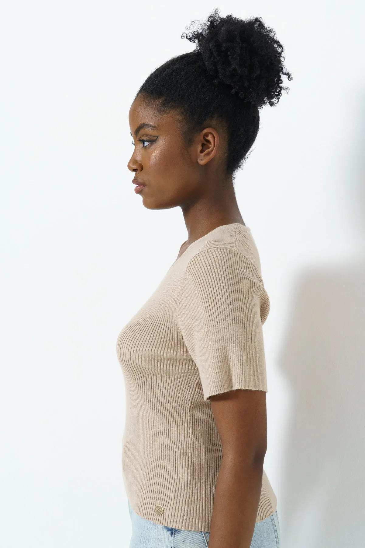 Rib Knit Top sold by Refinery product image thumbnail 2