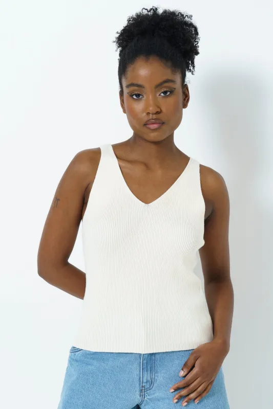 Knit Strappy Tank sold by Refinery