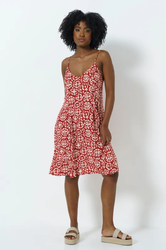 Panel Flare Dress sold by Refinery